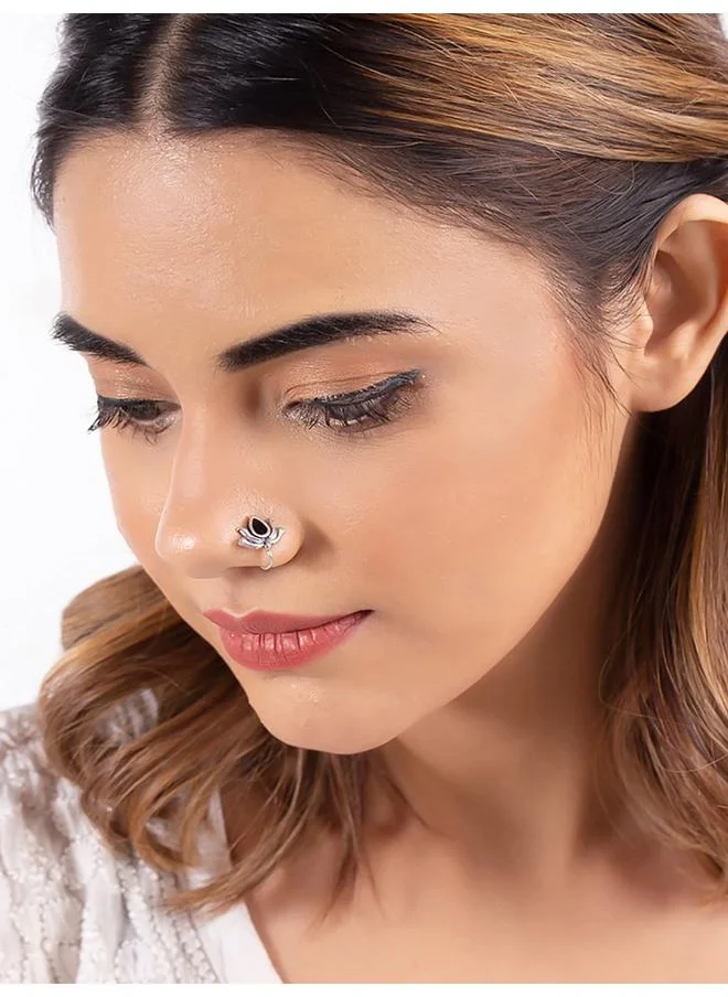 فويلا Evil Eyes Lotus Nose Pin
