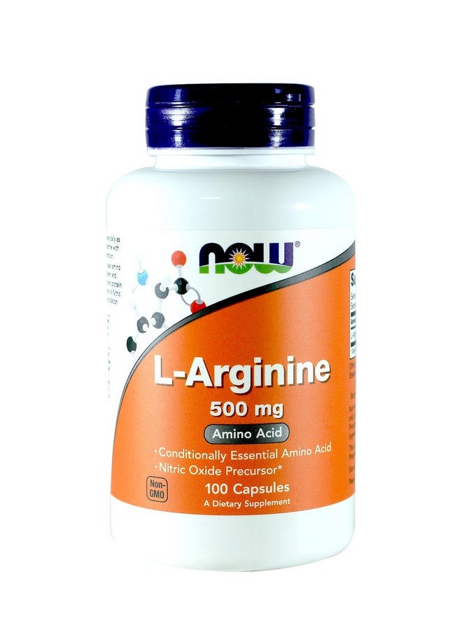 now Foods Arginine 500Mg 100 Capsules (Pack Of 2) - Image 2