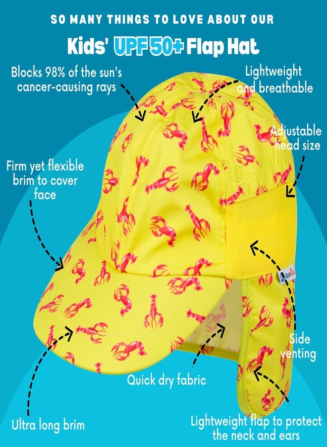 سويم زيب قبعة شمسية SwimZip مزودة بغطاء للرقبة | حماية من الأشعة فوق البنفسجية بدرجة 50+ للأطفال الرضع والأطفال الصغار والأطفال - Image 2