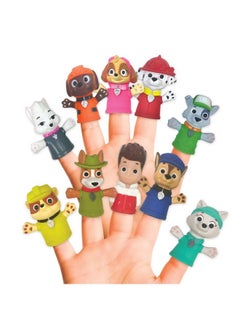 Nickelodeon Paw Patrol 10 Piece Finger Puppet Party Favors Educational Bath Toys Story Time Beach Toys Playtime