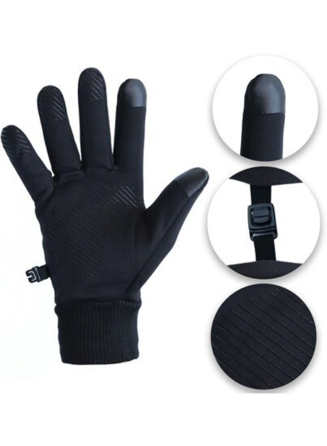 Cycling Gloves Cycling Gloves Non-Slip Winter Warm Gloves Men Women Touchscreen Windproof Winter Gloves Bicycle Gloves for Cycling Hiking Climbing Outdoor Activities - Image 5