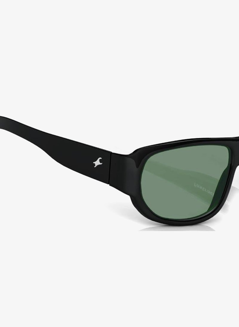 fastrack Polarized Sunglasses Black Frame Green Mirror Lens 70mm  - P089GR5PV - Image 5