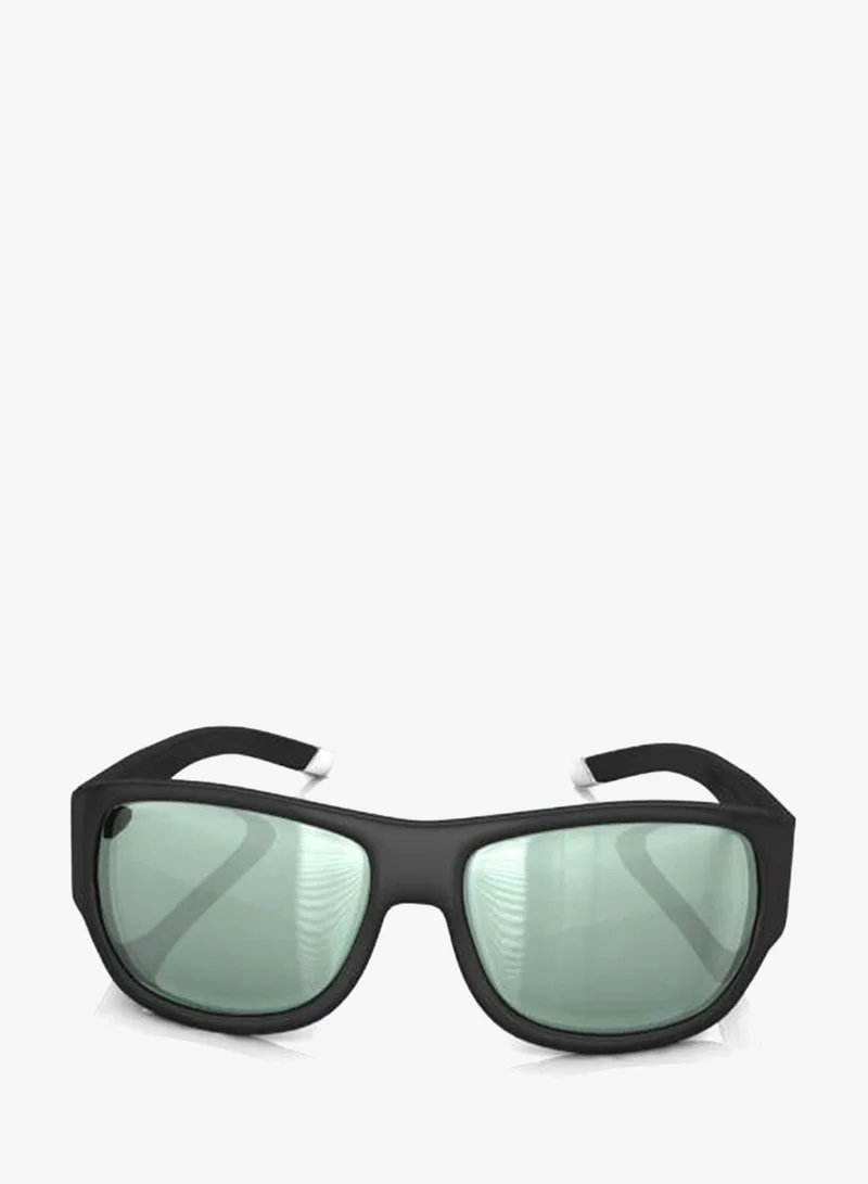 fastrack Polarized Sunglasses Black Frame Green Mirror Lens 70mm  - P089GR5PV
