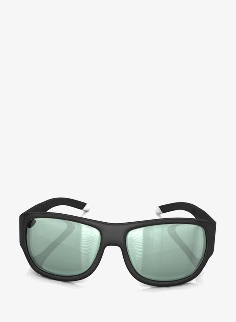 fastrack Polarized Sunglasses Black Frame Green Mirror Lens 70mm  - P089GR5PV - Image 2