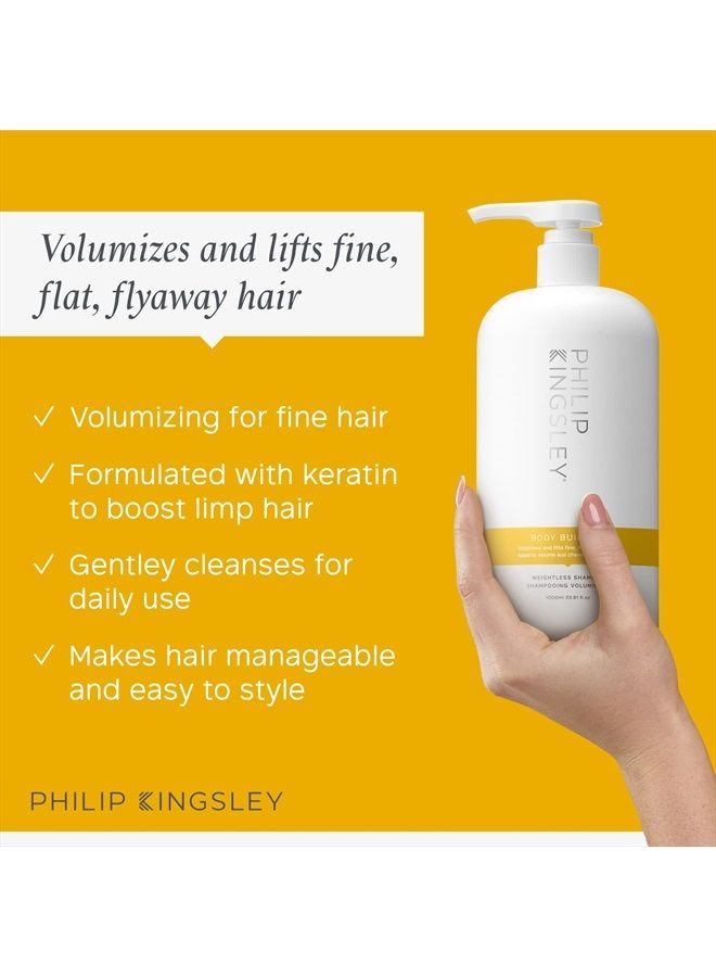 Philip Kingsley Body-Building Weightless Shampoo Volumizing for Fine Limp Flat Flyaway Hair, Adds Volume, Lifts, and Shine, 33.8 oz - Image 2