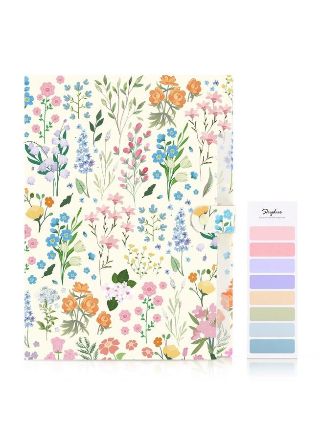 Skydue Expanding File Folder with 5 Pockets, Accordion File Organizer,Portable Receipt Paper Documents Organizer,Letter Size Filing Folder School Office Supplies,Apricot - Image 3