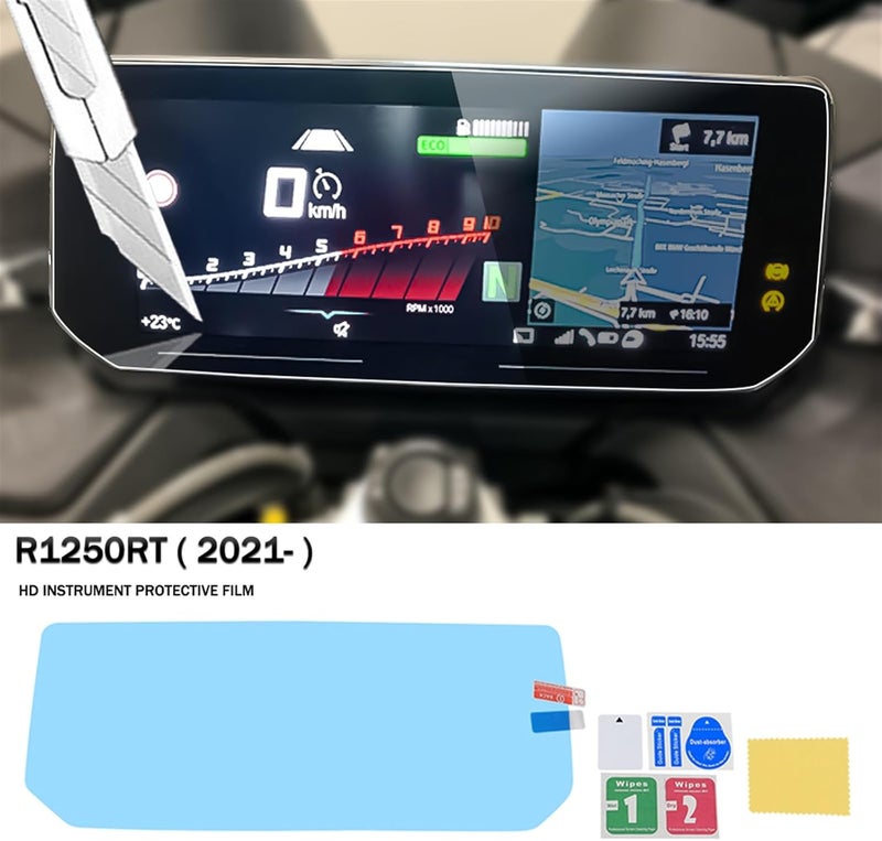 Yurefax Motorcycle Dashboard Screen Protector for R1250RT - Image 2