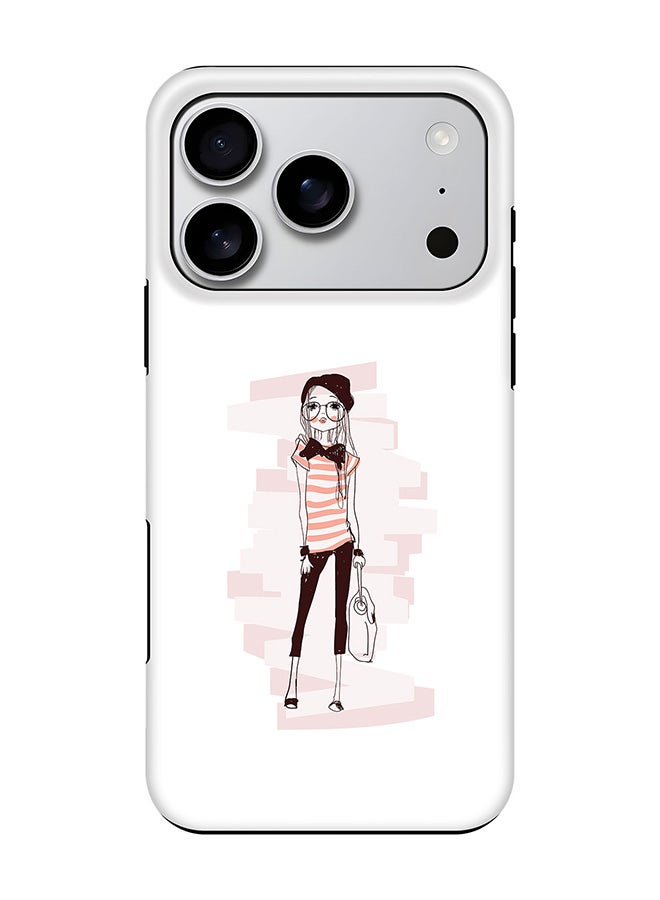 Stylizedd Tough Pro Magnetic Case for iPhone 17 Pro, Dual Layer hybrid PC + TPU Mobile Cover Matte - Style Queen