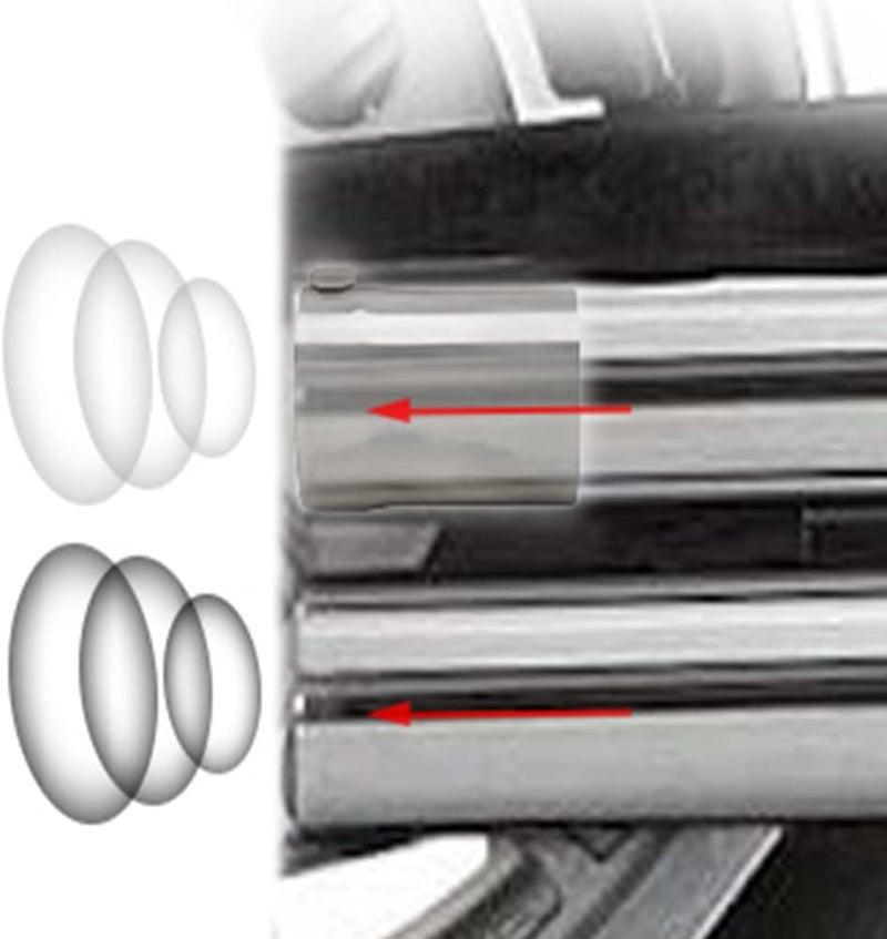 CHANGCHENG 2 Pcs Exhaust Baffle Silencer DB Killer Muffler for Motorcycle Pipe-C - Image 3