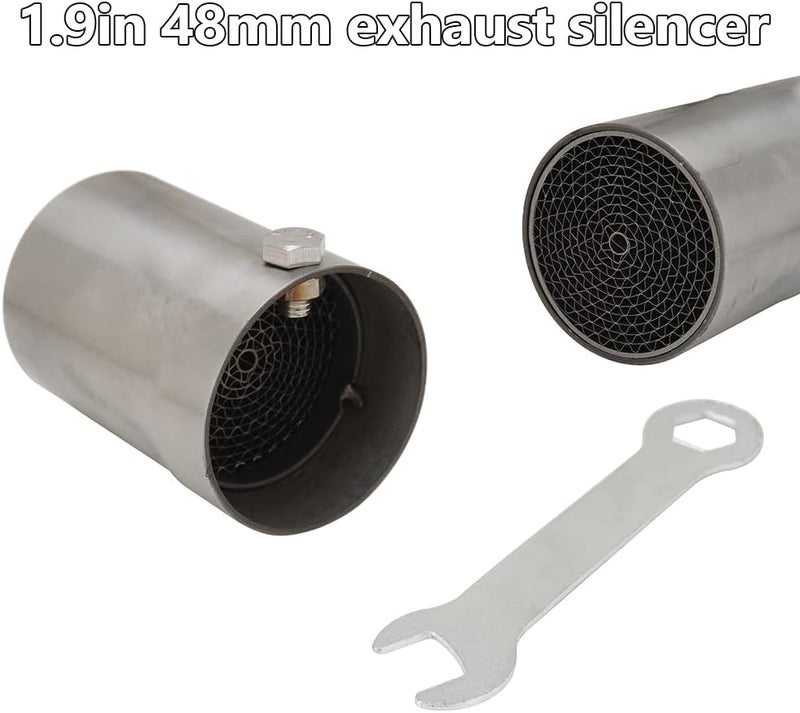 CHANGCHENG 2 Pcs Exhaust Baffle Silencer DB Killer Muffler for Motorcycle Pipe-C - Image 5