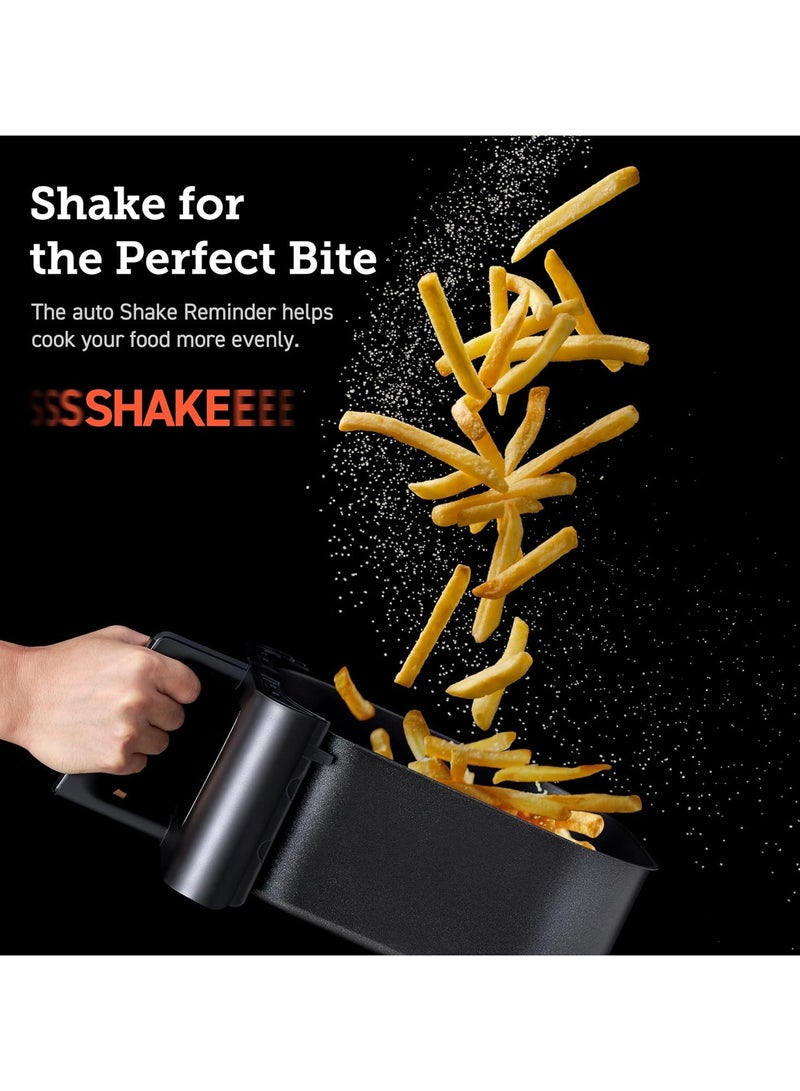 دوتس قلاية دوتس الهوائية قوة 1800 واط، تحكم رقمي باللمس سعة 6.5 لتر،  7وظائف محددة مسبقًا، حمل حراري سريع للهواء - مثالية للوجبات الكبيرة، طهي بدون دخان - Image 5