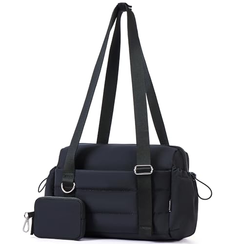 ROULENS Small Gym Bag for Women 2 Set Mini Gym Duffle Bag with Wet Compartment and Coin Wallet, Gym Tote Bag for Workout/Sport/Travel - Image 1