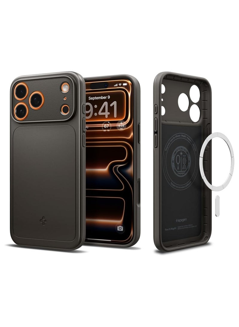 Spigen Thin Fit MagFit for iPhone 17 PRO MagSafe Case Cover - Gunmetal