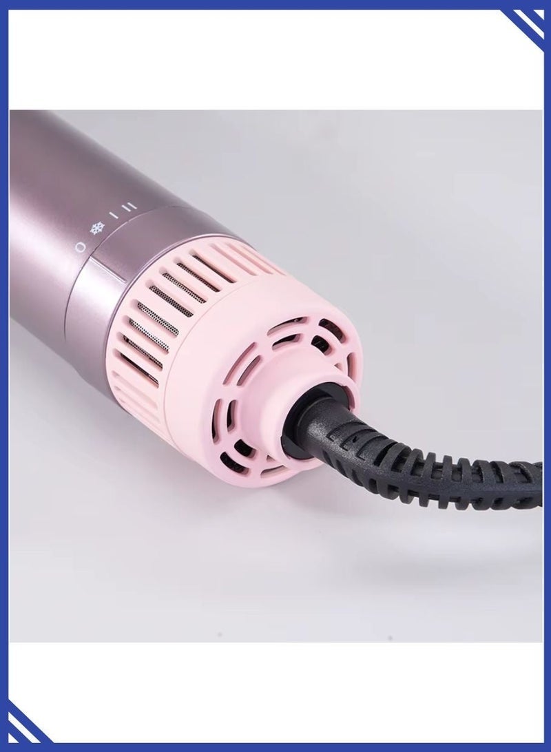 ENZO EN-4133 6 In 1 Professional Hot Air Styler Hair Dryer Brush | Hair Curler, Straightener, Volumizer & Smoothing Brush | Multi Styling Tool for Women - Image 3