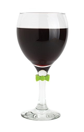 Joie Bow Tie Drink and Wine Charm Set, Set of 6, Multicolor - Image 3