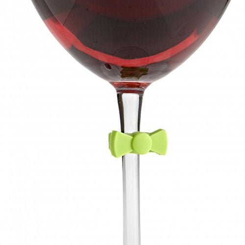 Joie Bow Tie Drink and Wine Charm Set, Set of 6, Multicolor - Image 4