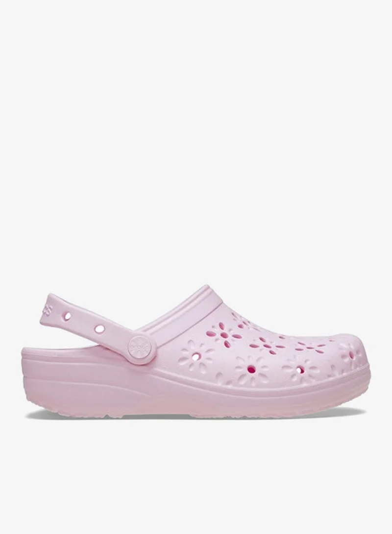 Classic Floral Cut Out Clog
