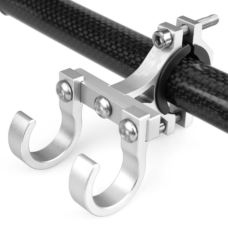 YSANAM Motorcycle Hook 50kg Capacity Aluminum Alloy - Durable Handlebar Hanger for Helmet Bag - Adjustable Horizontal Vertical Bike Bag Hook for Cycling - Image 4