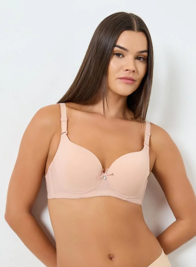 ستايلي مجموعة من 2 صدرية بالكونيت سادة مبطنة مع اسلاك وحلية معدنية