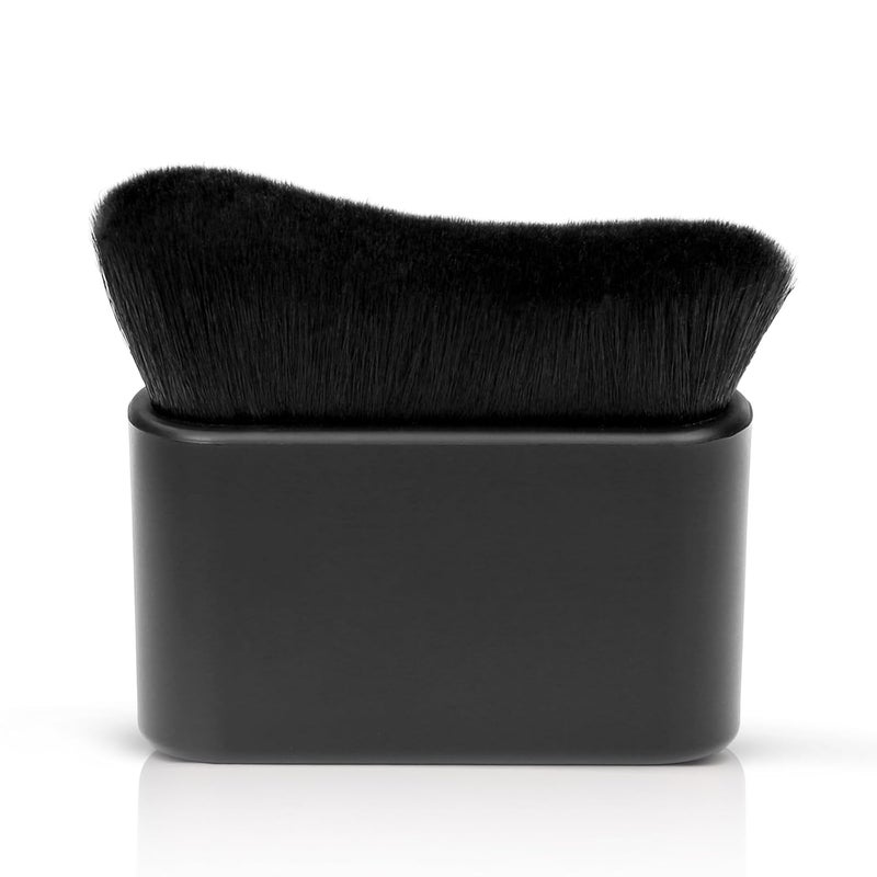 UNIMEIX Black Synthetic Sunscreen Makeup Brush for Kids and Adults, Soft Nylon Bristles, 25g, 2.65" Length