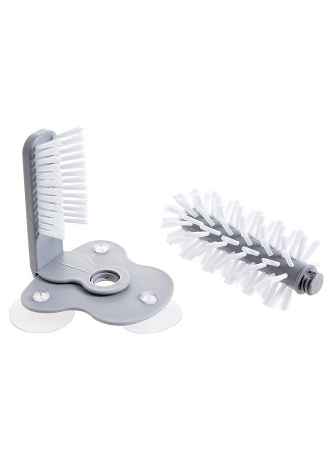 HOMESTAR Cup Scrubber Glass Cleaner Bottles Brush Sink Kitchen Accessories 2 in 1 Drink Mug Wine Suction Cup Cleaning Brush Gadgets - Image 4