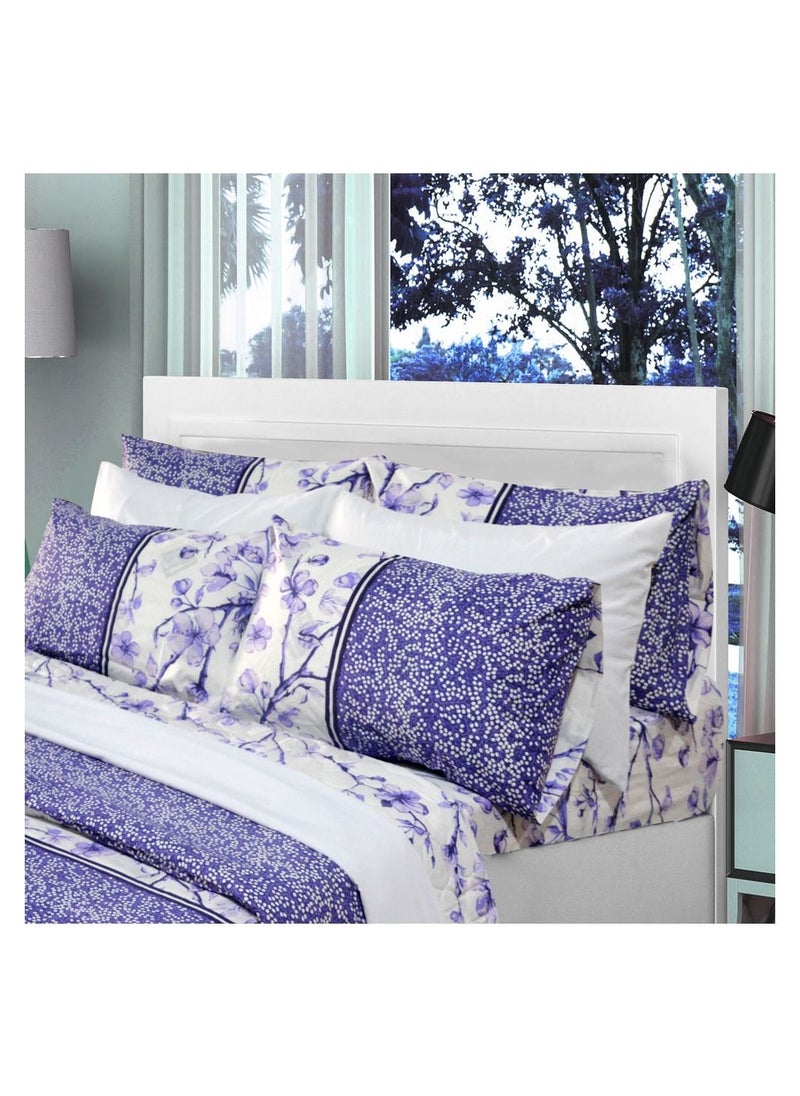 Family Bed - Flat Bed sheet Set 100% Cotton 4 pieces size 240 x 250 cm Model 1020 from Family Bed - Image 1