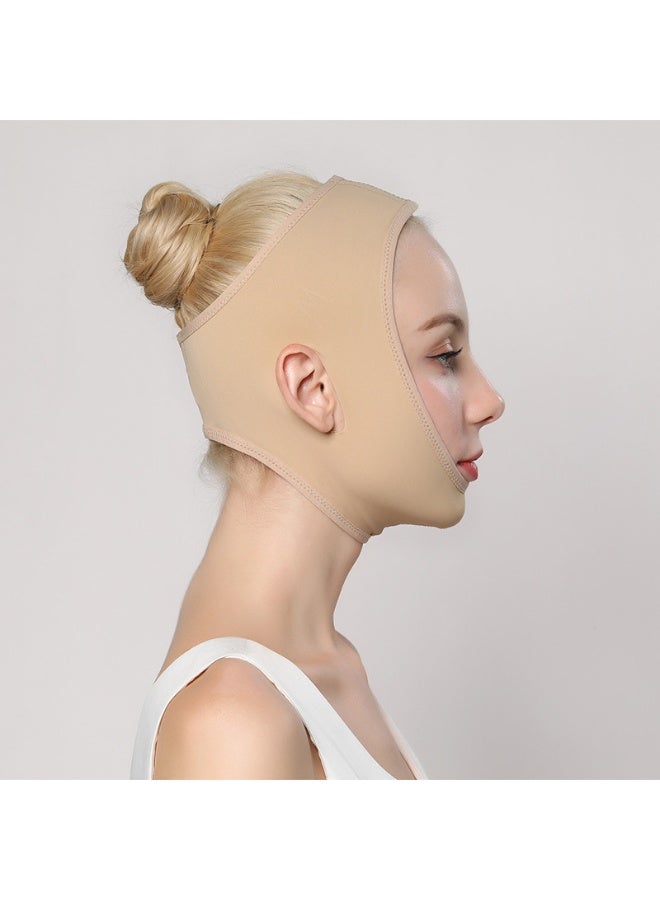 Generic Women's Post-Operative Chin Bandage, Face Slimming Mask, V-Face Double Chin Sleeping Bandage, Neck And Chin Compression Bandage - Face Slimming, Jaw Tightening (L)  - Image 2