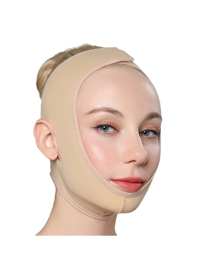 Generic Women's Post-Operative Chin Bandage, Face Slimming Mask, V-Face Double Chin Sleeping Bandage, Neck And Chin Compression Bandage - Face Slimming, Jaw Tightening (L)  - Image 1