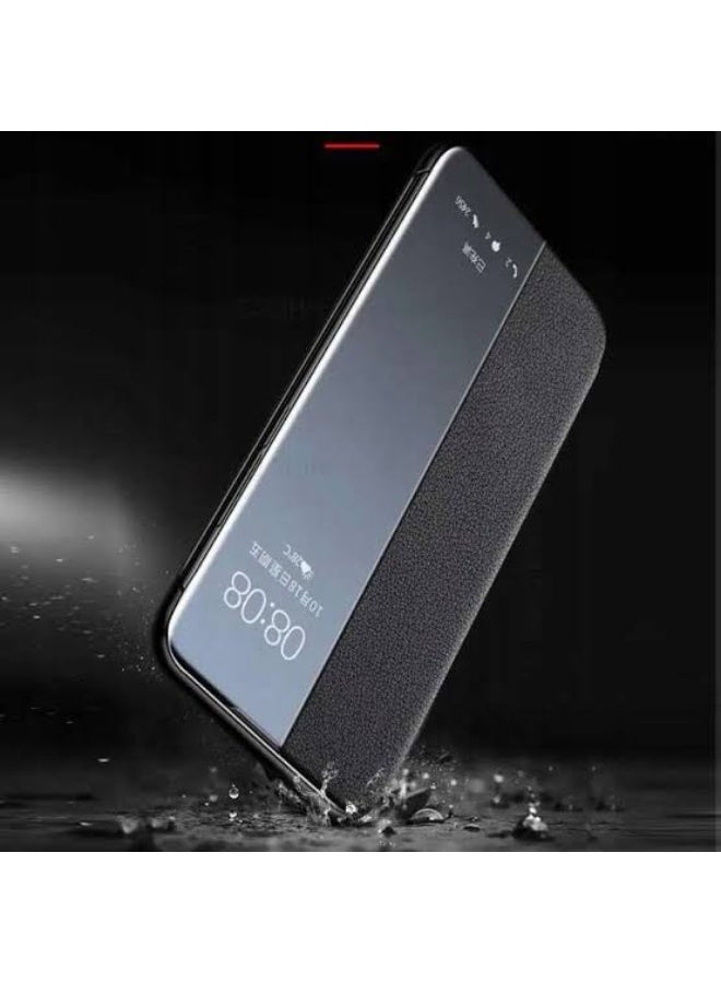 Smart Flip Cover Full Protection Case – Elegant & Stylish Design for Oppo Reno 14 – Black - Image 2