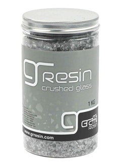 Graffiti Resin Terrazzo Grade Soft Black Glass Decorative Aggregate for Countertops 1 KG  - Image 2