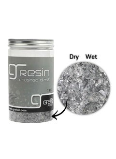 Graffiti Resin Terrazzo Grade Soft Black Glass Decorative Aggregate for Countertops 1 KG  - Image 1