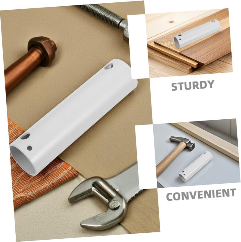 DOITOOL 2pcs Ceiling Fan Downrod Extension Rods Lighting Accessories Compatible Various Ceiling Fans White Downrods for Enhanced Lighting Flexibility - Image 3
