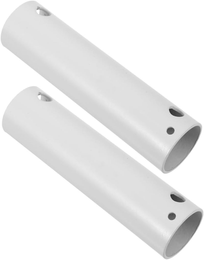 DOITOOL 2pcs Ceiling Fan Downrod Extension Rods Lighting Accessories Compatible Various Ceiling Fans White Downrods for Enhanced Lighting Flexibility - Image 1