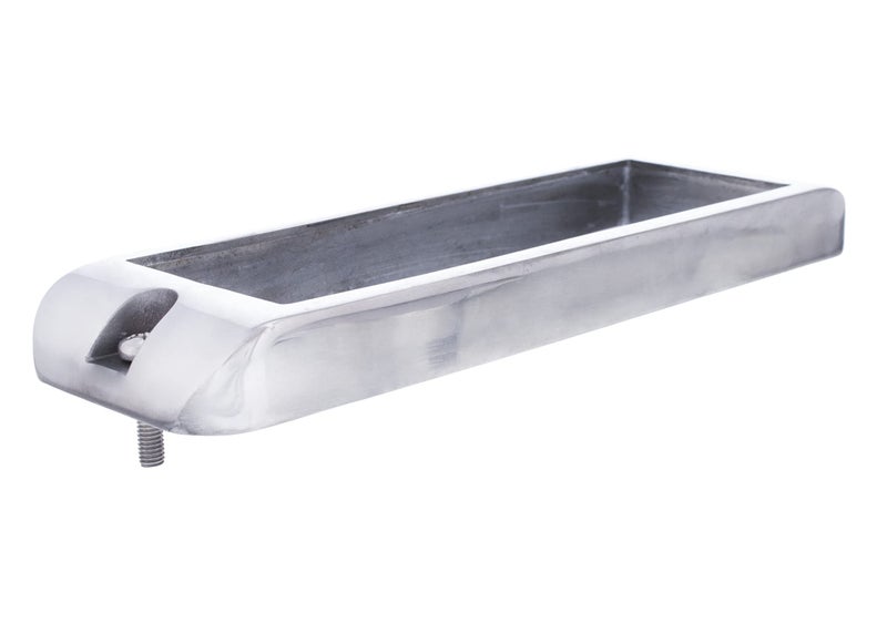 United Pacific 90050 Stainless Shoe/Boot Scraper w/Nylon Brush, 430 Stainless Steel Housing – Black Brush – ONE Unit - Image 5