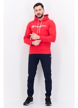 Champion Men Sportswear Fit Long Sleeve Outdoor Sweatshirt, Red  - Image 4