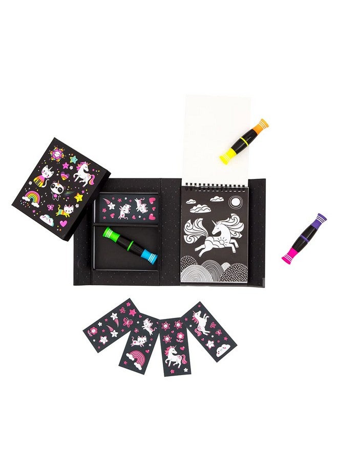 Tiger Tribe Neon Coloring Set Unicorns & Friendspink 1 Count (Pack Of 1) - Image 3