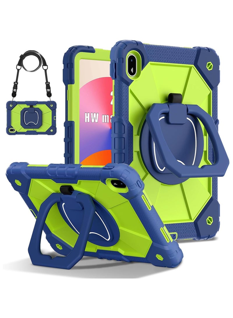 General Case for Huawei MatePad SE 11 Inch (2024),Anti-drop Smart Tablet Cover,Kids-Friendly Protective Cover with 360° Rotatable Carrying Handle Stand & Strap & Pen Holder  - Image 1