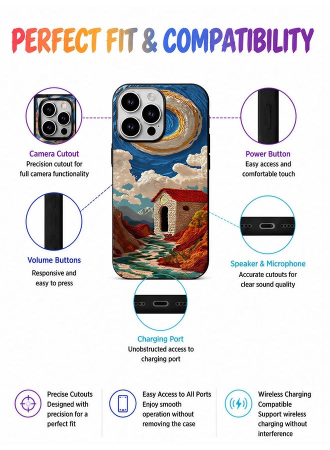 مافي مجموعة حماية 5 في 1 لهاتف iPhone 15 Pro - غطاء مزدوج الطبقات مقاوم للصدمات (طبقة داخلية من مادة TPU + طبقة خارجية من مادة PC) مع واقيين للشاشة فائق الوضوح وواقيين شفافين لعدسة الكاميرا - 【حماية كاملة من الصدمات】 غطاء هاتف مقاوم لبصمات الأصابع والعرق مع أزرار مستقلة - Image 5