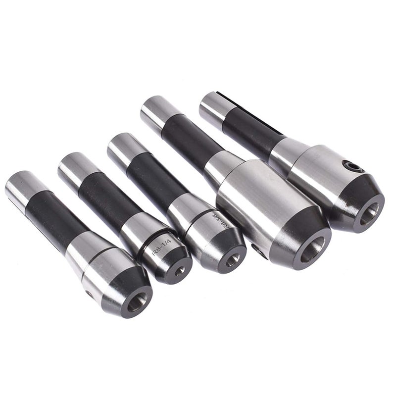 findmall 5-Piece R8 End Mill Holder Set 1/4 3/8 1/2 5/8 3/4 Adapter for Bridgeport Type Milling Machines - Image 3