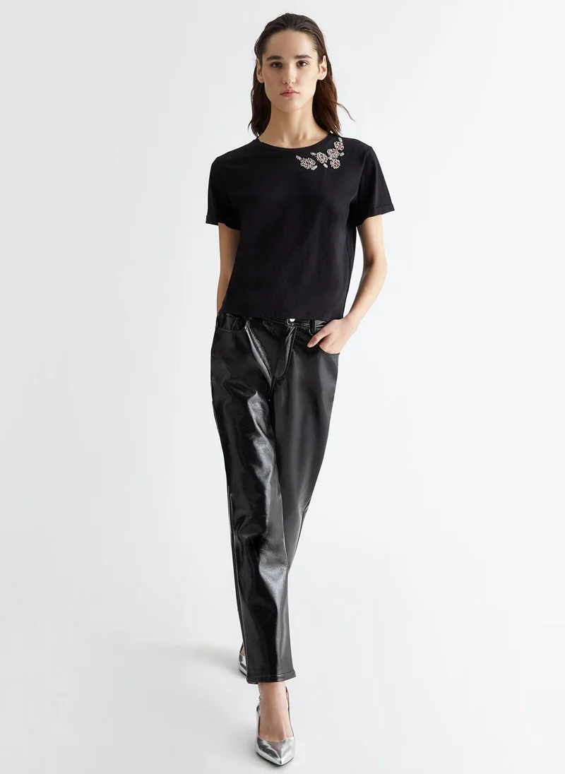 Liu Jo T-shirt with rhinestones