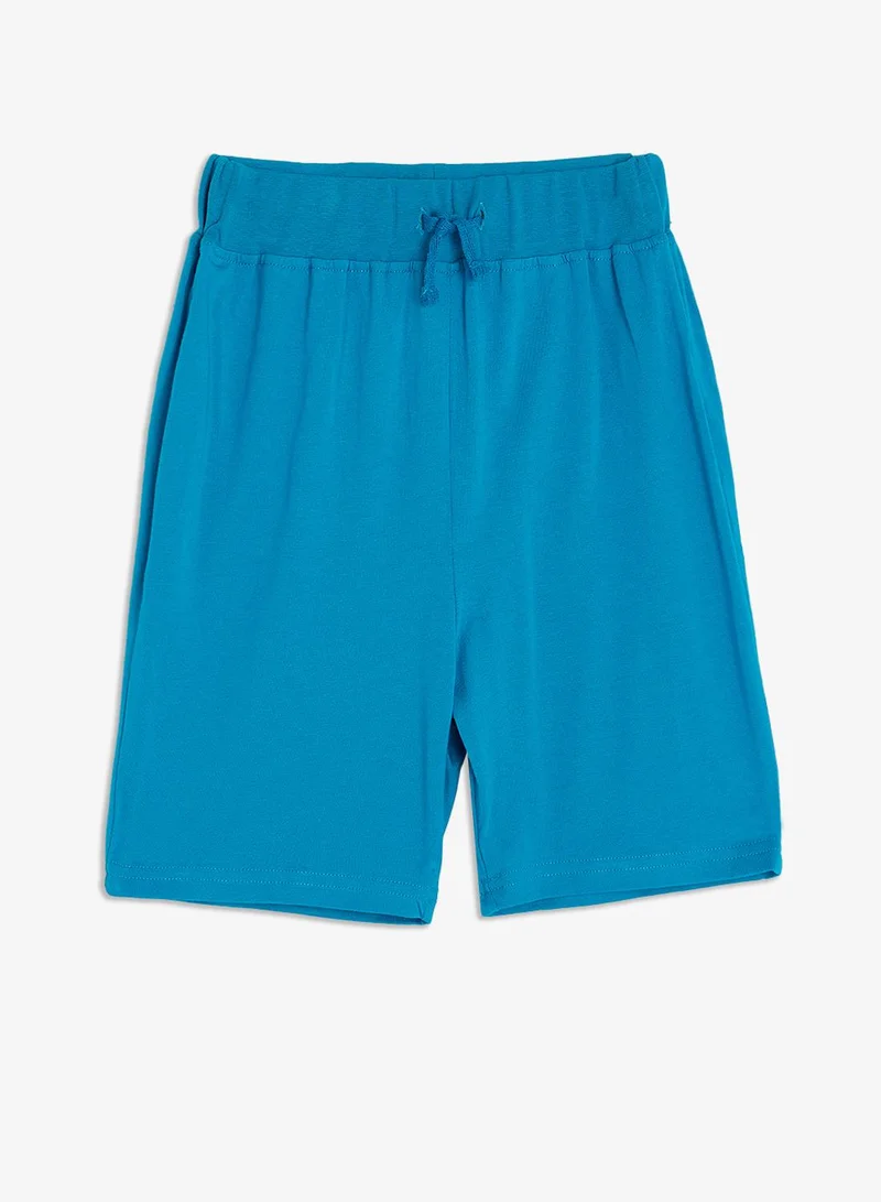 Pinata  Boat Embroidered Tshirt and Shorts Set for Men | Best Price UAE