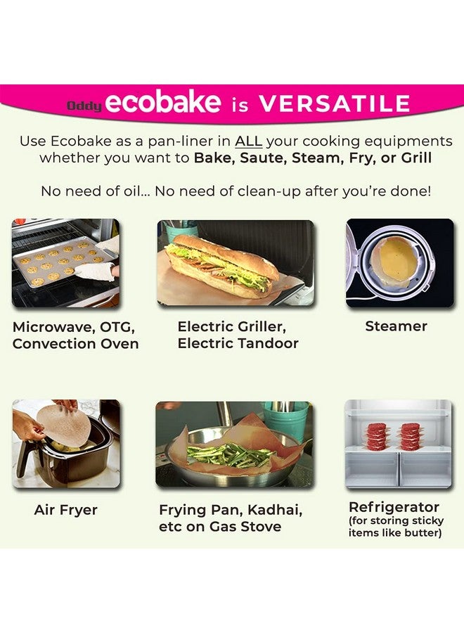 Oddy Uniwraps Ecobake Brown Cooking & Baking Paper 10'' X 5 Mtrs (Unbleached & Chlorine Free) - Image 5