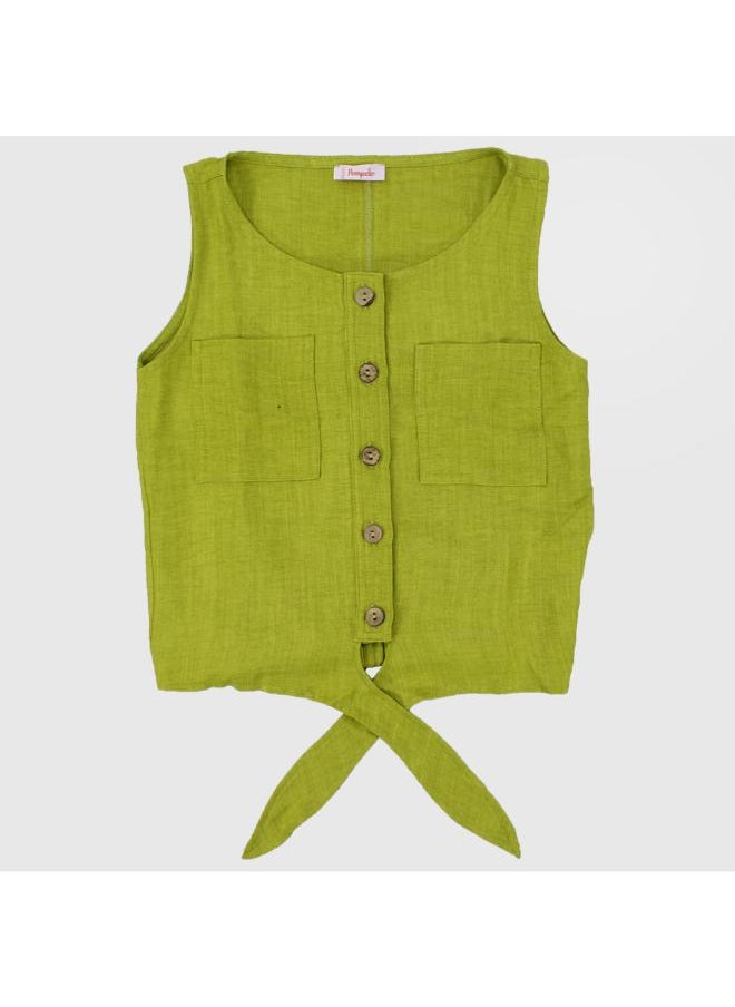 Generic - Plain Sleeveless Blouse - Image 1