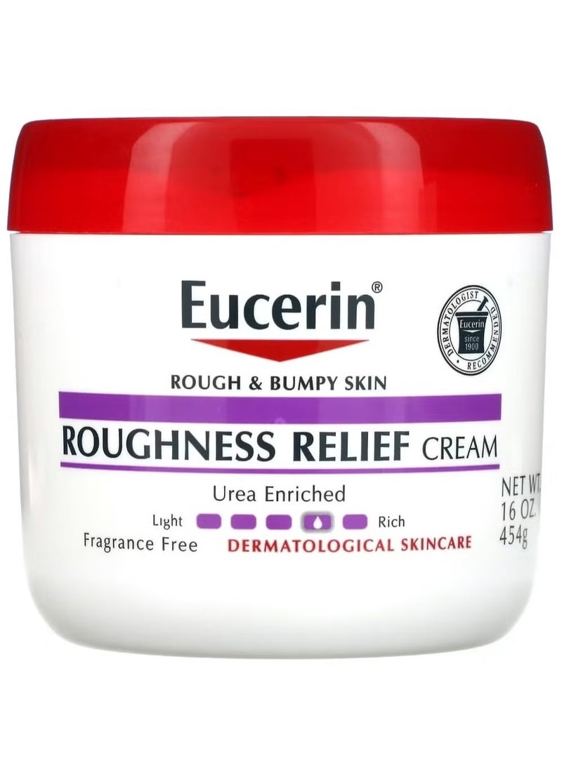 Eucerin Roughness Relief Cream,Fragrance Free Body Cream For Dry Skin 16 Oz - Image 1