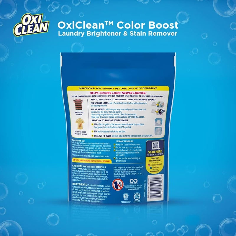OxiClean Max Force Power Paks Laundry Brightener & Stain Remover, 10 Count - Image 3