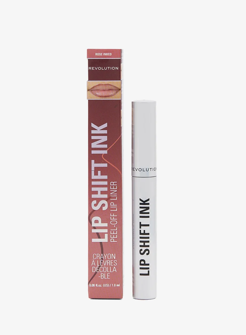 Revolution Lip Shift Ink Peel Off Lipliner Stain Rose Inked