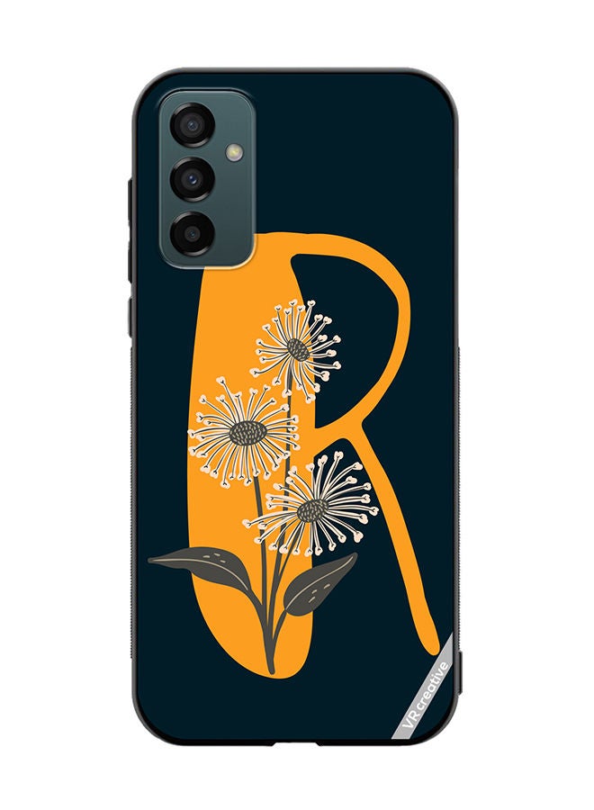 VR CREATIVE Protective Case Cover For Samsung Galaxy F23 Alphabet R Design Multicolour - Image 1