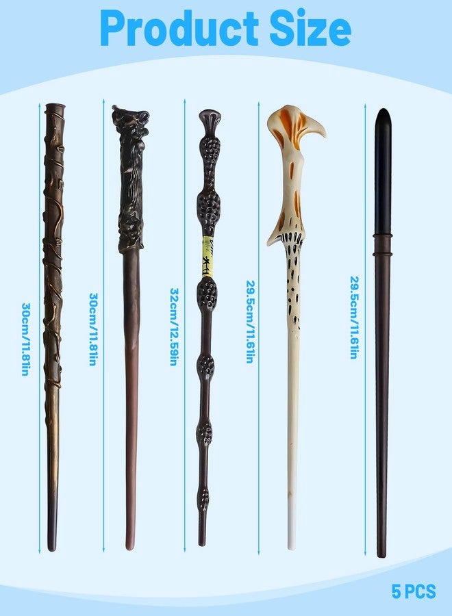 Buildcon 5-Piece Collectible Set Wand, Magic Stick Wand, Cosplay Props for Anime Enthusiasts - Image 2