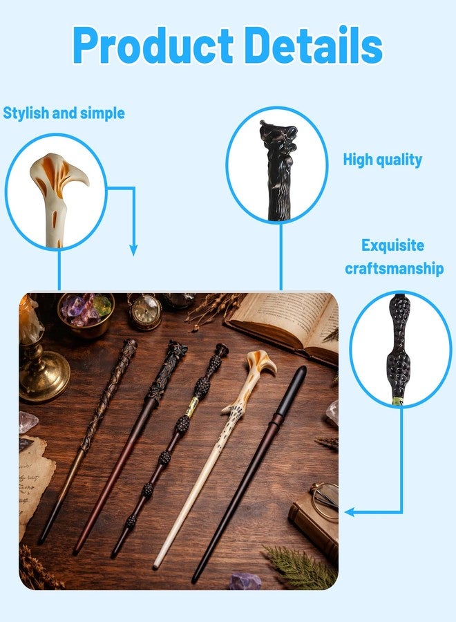 Buildcon 5-Piece Collectible Set Wand, Magic Stick Wand, Cosplay Props for Anime Enthusiasts - Image 3