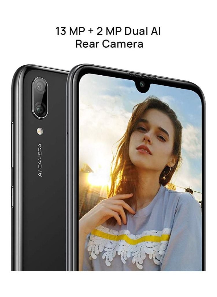 HUAWEI - Y7 2019 Dual SIM 4GB RAM 64GB Midnight Black 4G - Image 1